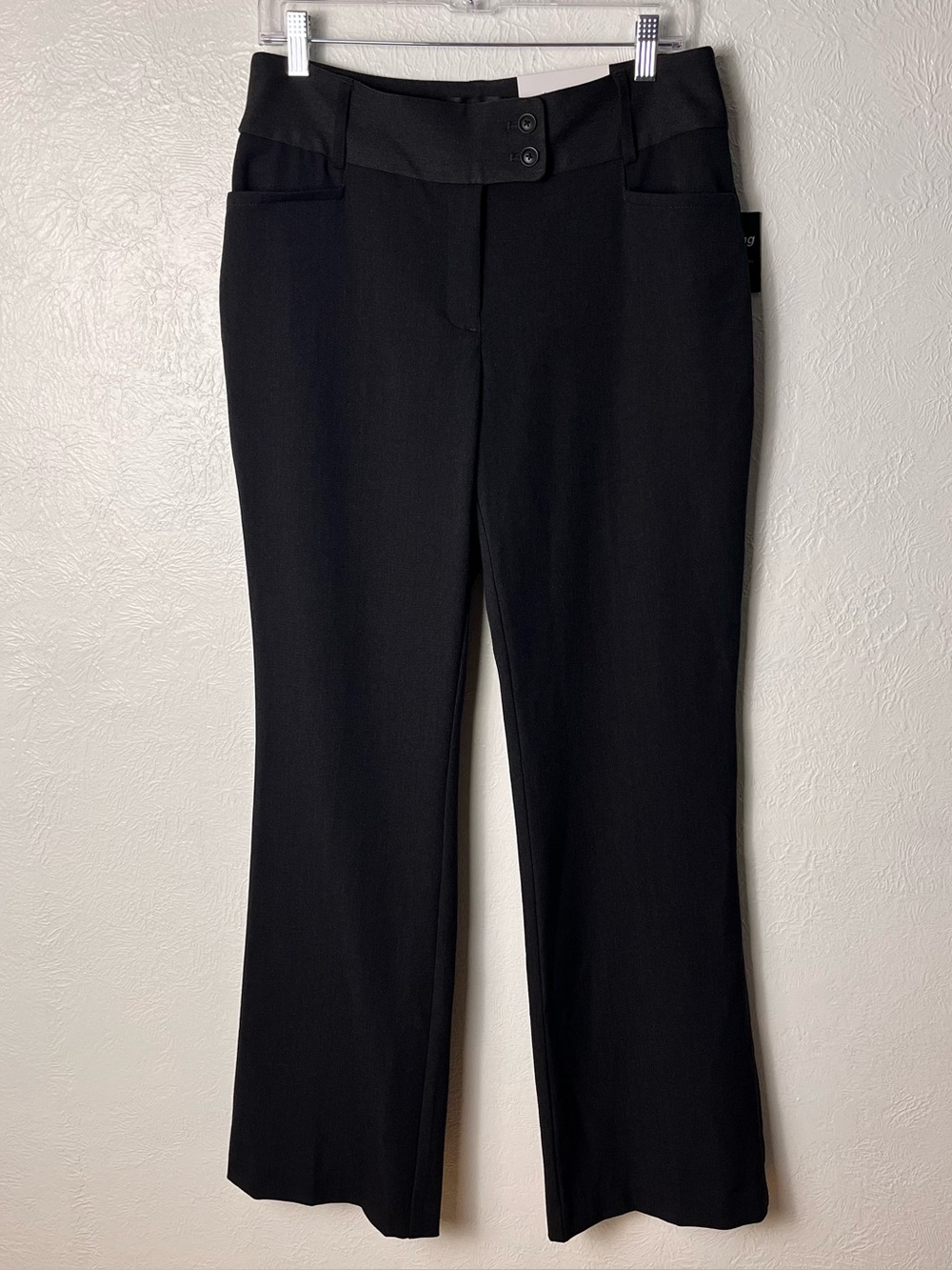 Rafaella The Curvy Boot High Rise Dress Pants Womens Size 8 Dark Gray